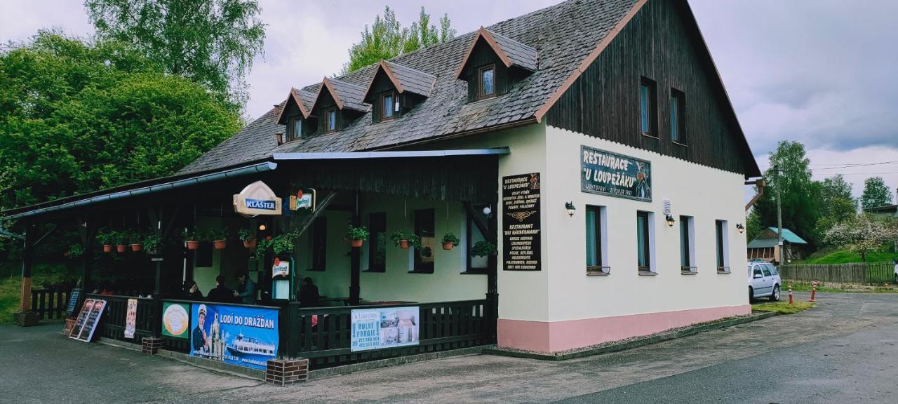 Pension U Loupezaku Otel Jetřichovice Dış mekan fotoğraf